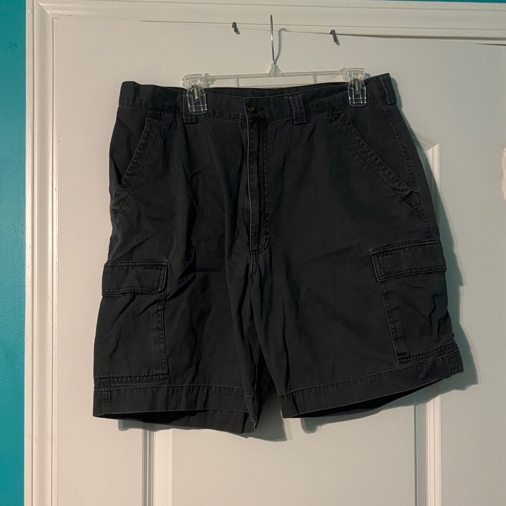 Haggar Men's Charcoal Cargo Shorts